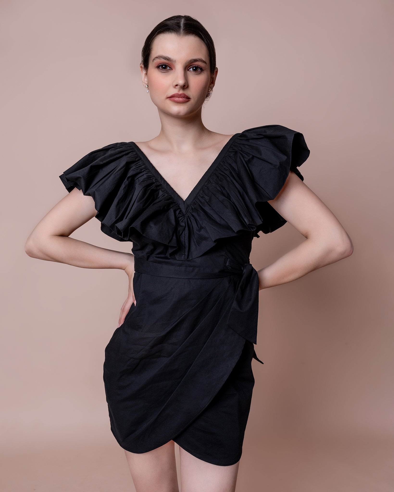 Samantha Spotted Bodycon Midi Dress | Jess Lea Boutique