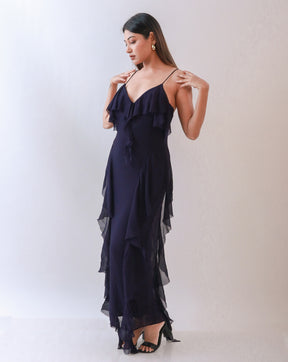 Santorini Dress - Navy