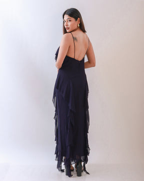 Santorini Dress - Navy