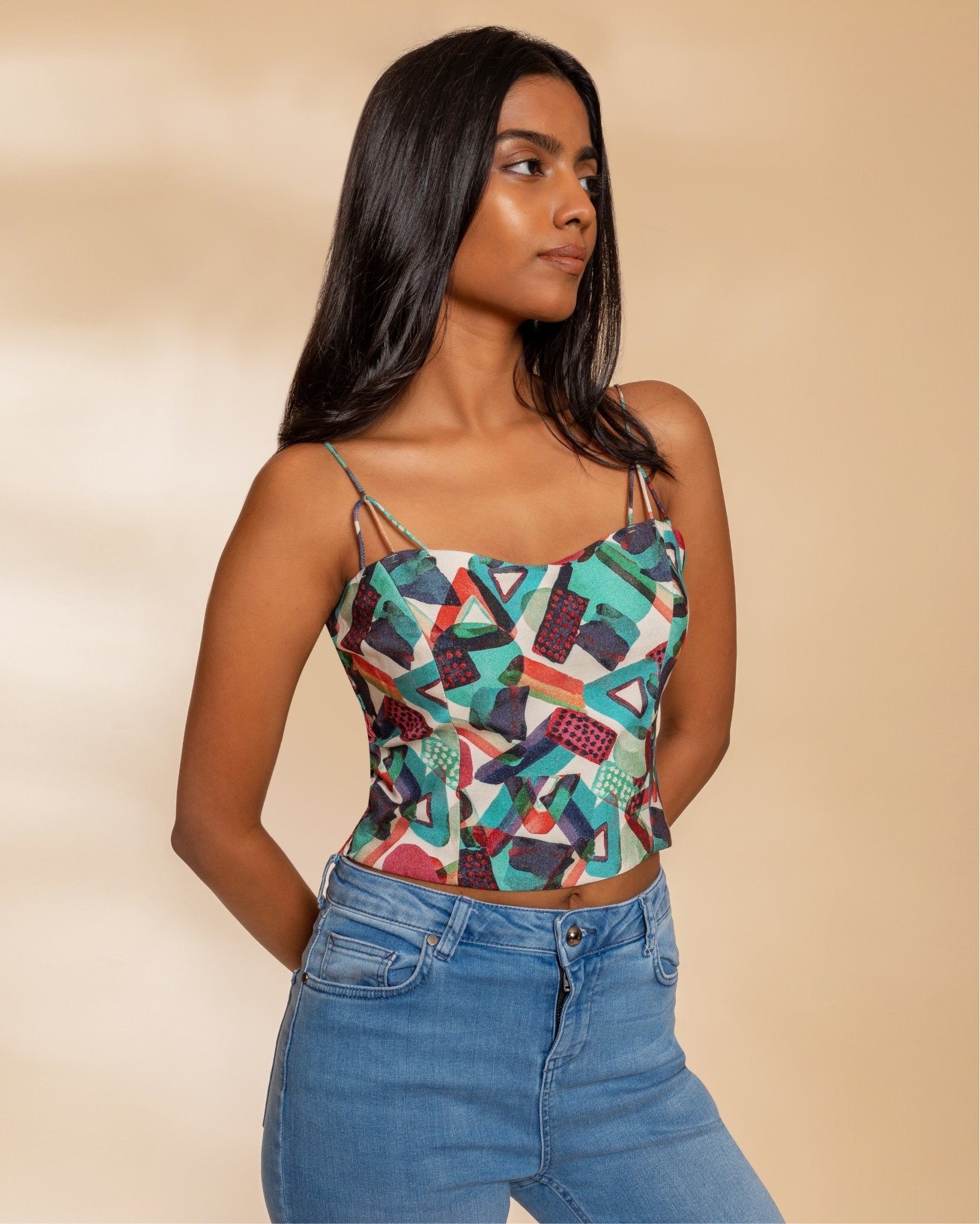 Hvar Crop Top - Peach - Top - Crop Top