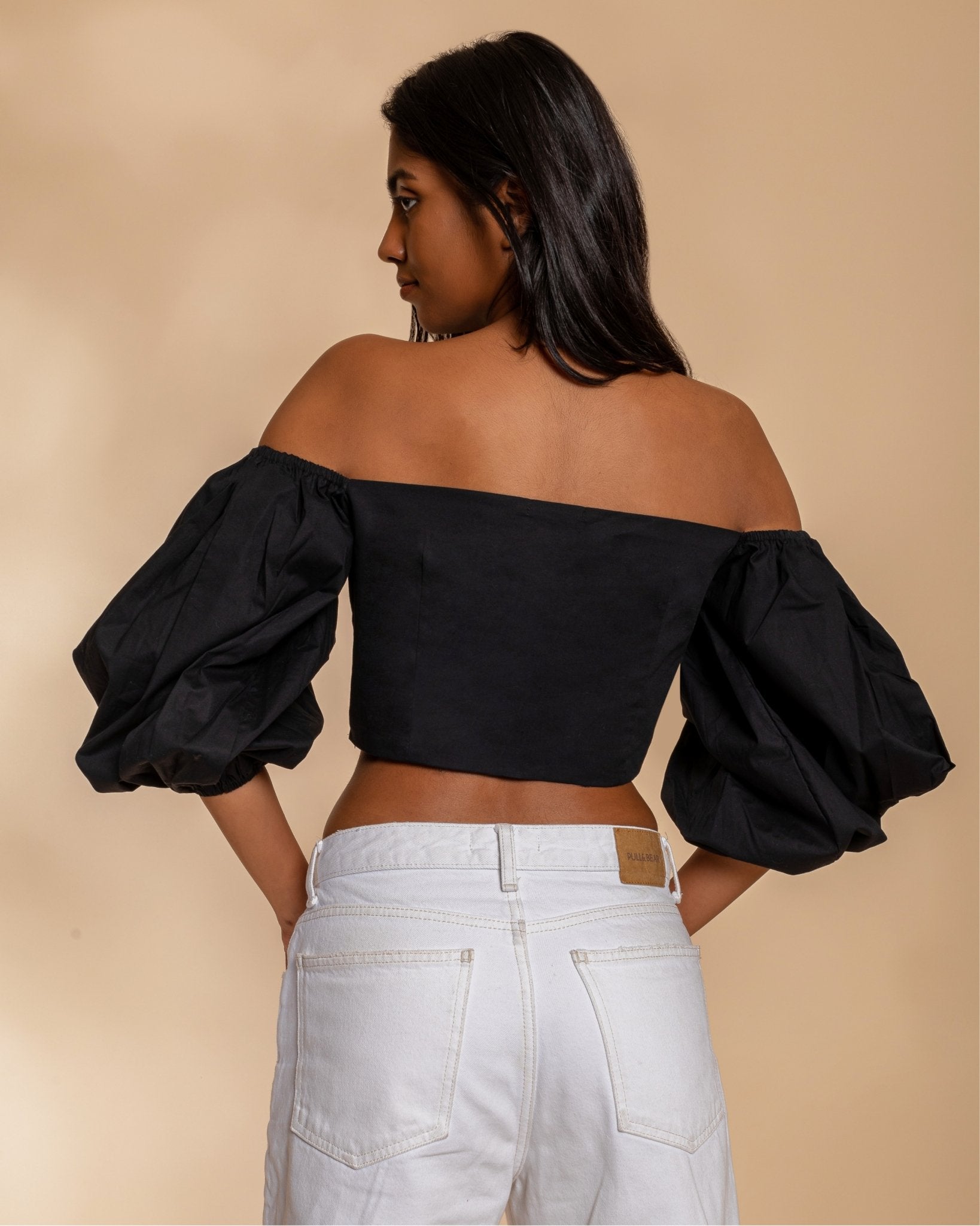 Off Shoulder Top - Peach - Top - Crop Top