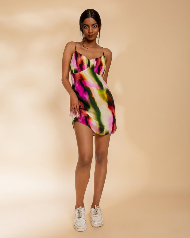 Y2K Dress - Peach - Dress - Mini Dress